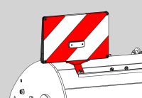 Warntafeln mit LED-Beleuchtung